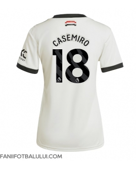 Manchester United Casemiro #18 Tricou Fotbal Replică 2024-25 Femei Treilea